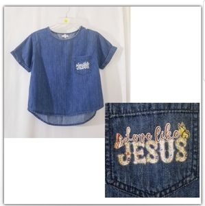 Upcycled top ,Share Your Faith